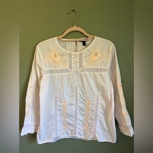 J Crew Pink Cotton Blouse